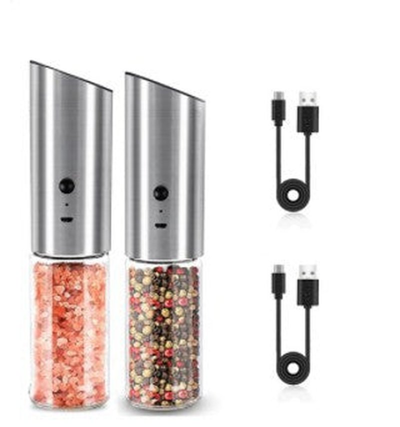 Stainless Steel Electric Spice Grinder for Kitchen Use - Automatic Mill