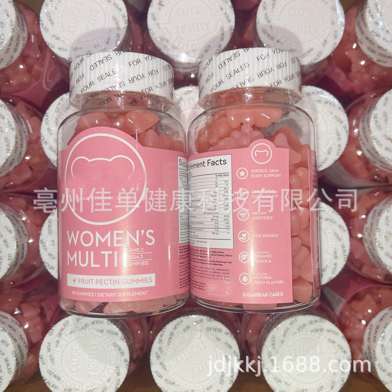 Hair Skin Nails Gummies 60 Tablets Vitamin B Complex