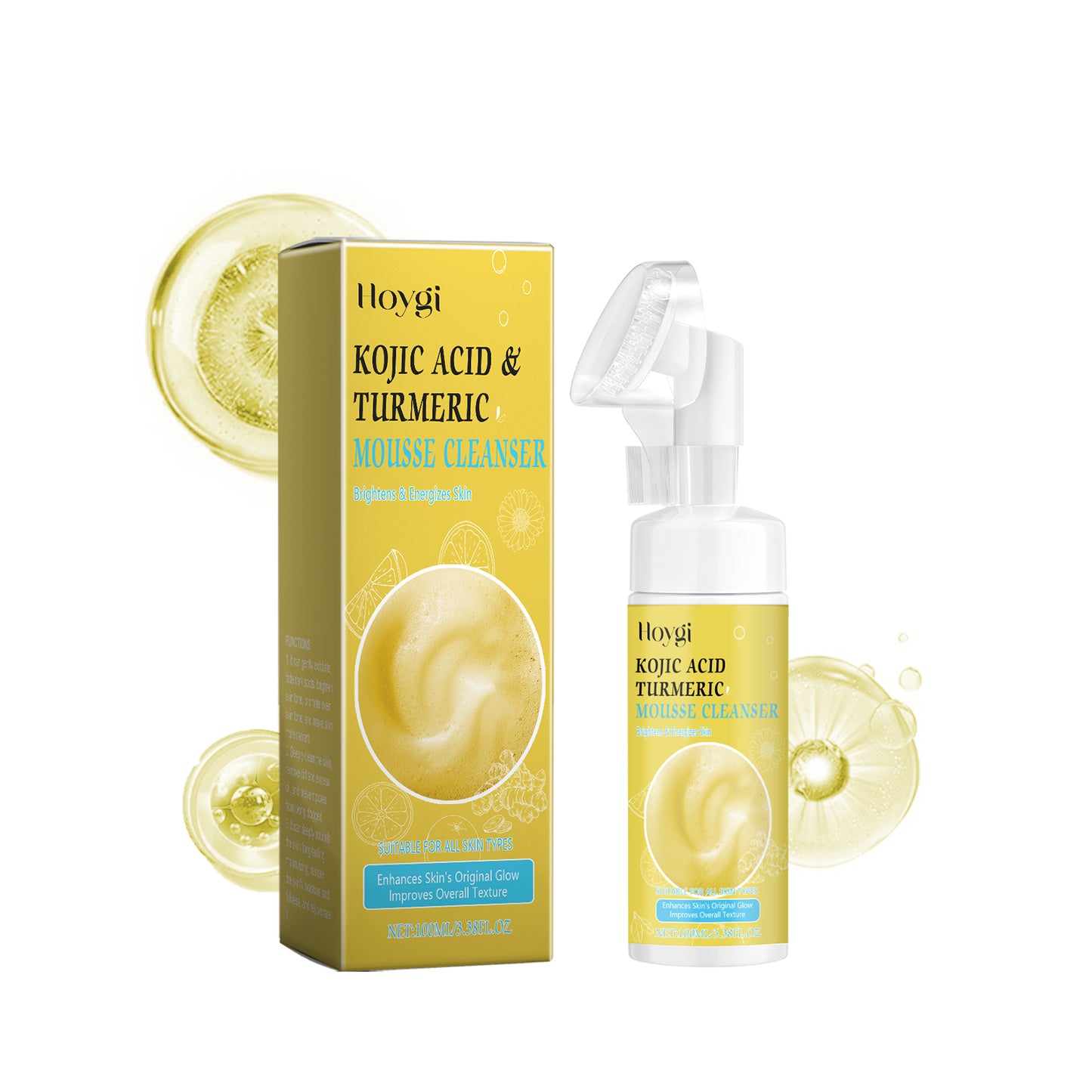 Turmeric Gentle Facial Cleanser - Exfoliating Skin Care for All Skin Types