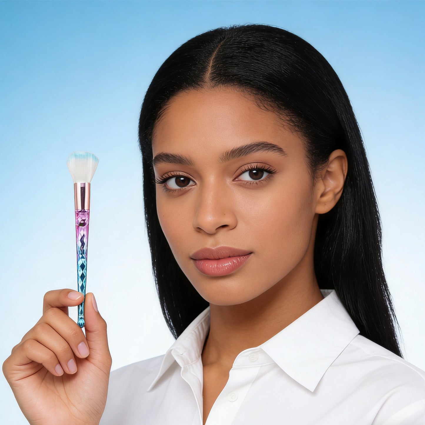 Professional Makeup Brush - Precision Cosmetic Application Tool
