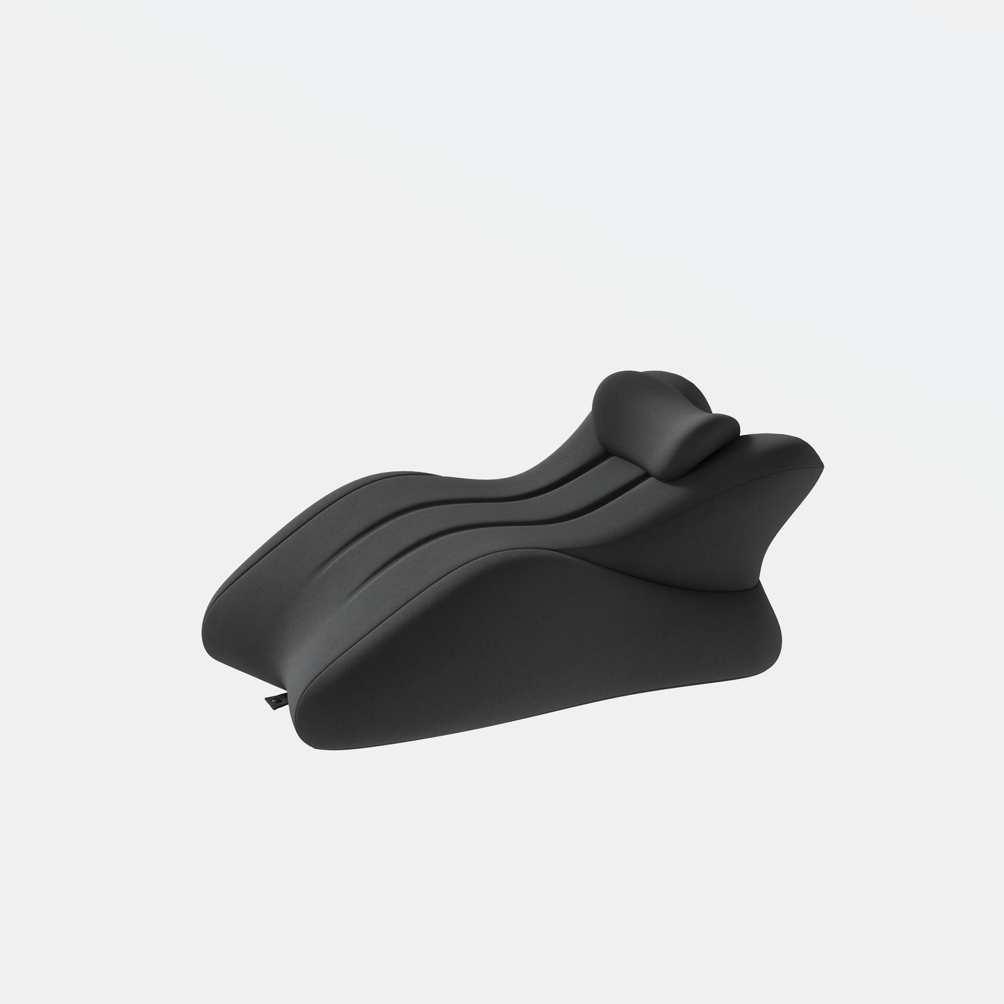 Ergonomic Memory Foam Wedge Pillow for Couples - Dark Grey