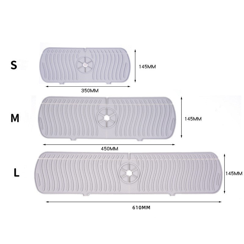 High-Temperature Resistant Silicone Drain Pad for Faucet Protection