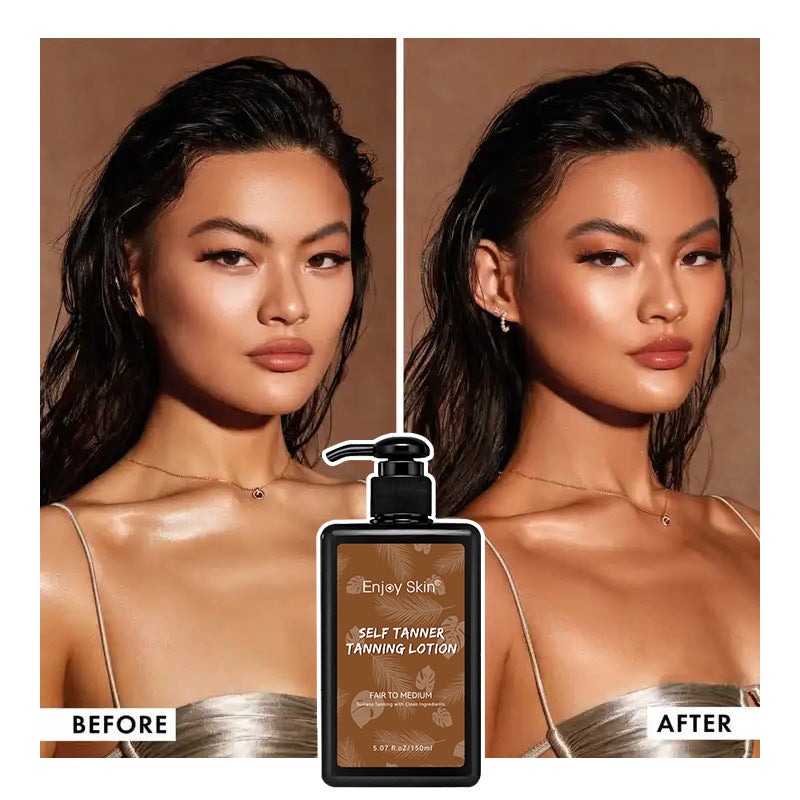 Sun Tanning Black Lotion Wheat Skin Color Oil