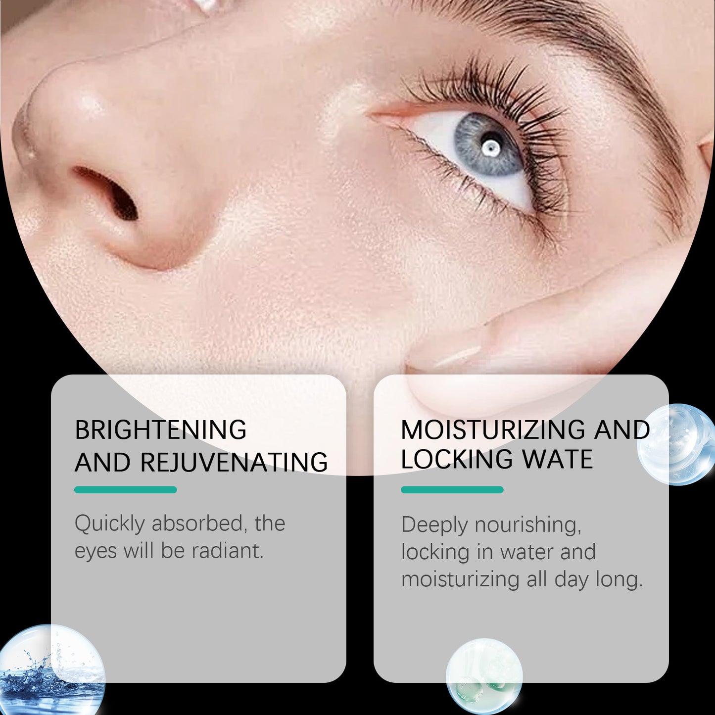 Brightening Moisturizing Eye Cream with Vitamin C & Chlorella Extract