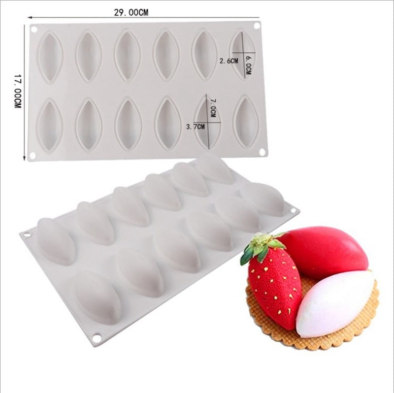 Silicone Fruit Candle Mold for Baking and Crafting - Assorted Shapes & Sizes