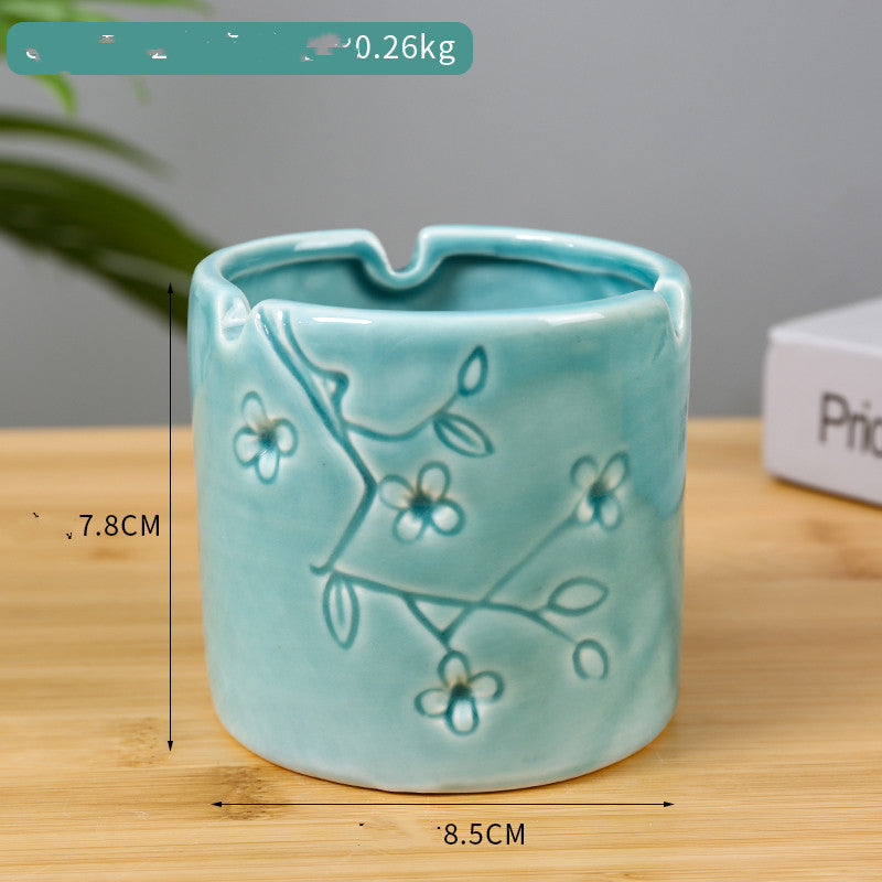 Modern Ceramic Ashtray - Simple Home & Garden Decor