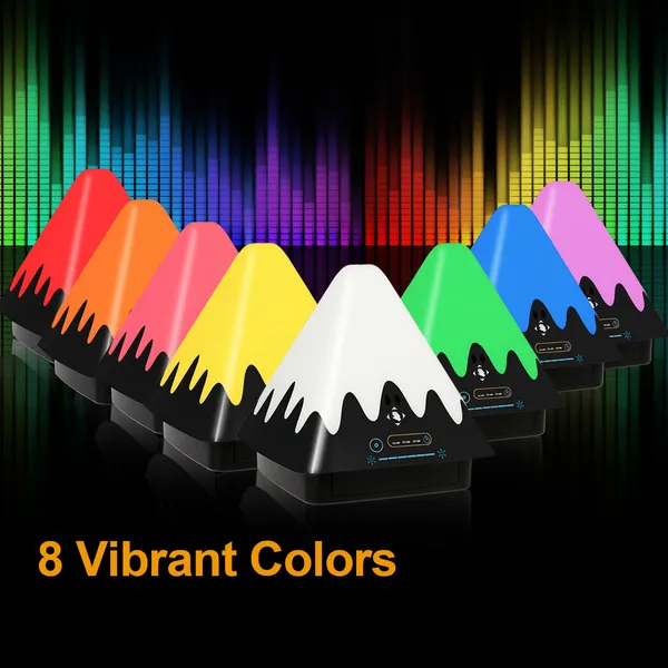 Touch Control Night Light 8-Color Change Dimmable Table Lamp Portable Timer