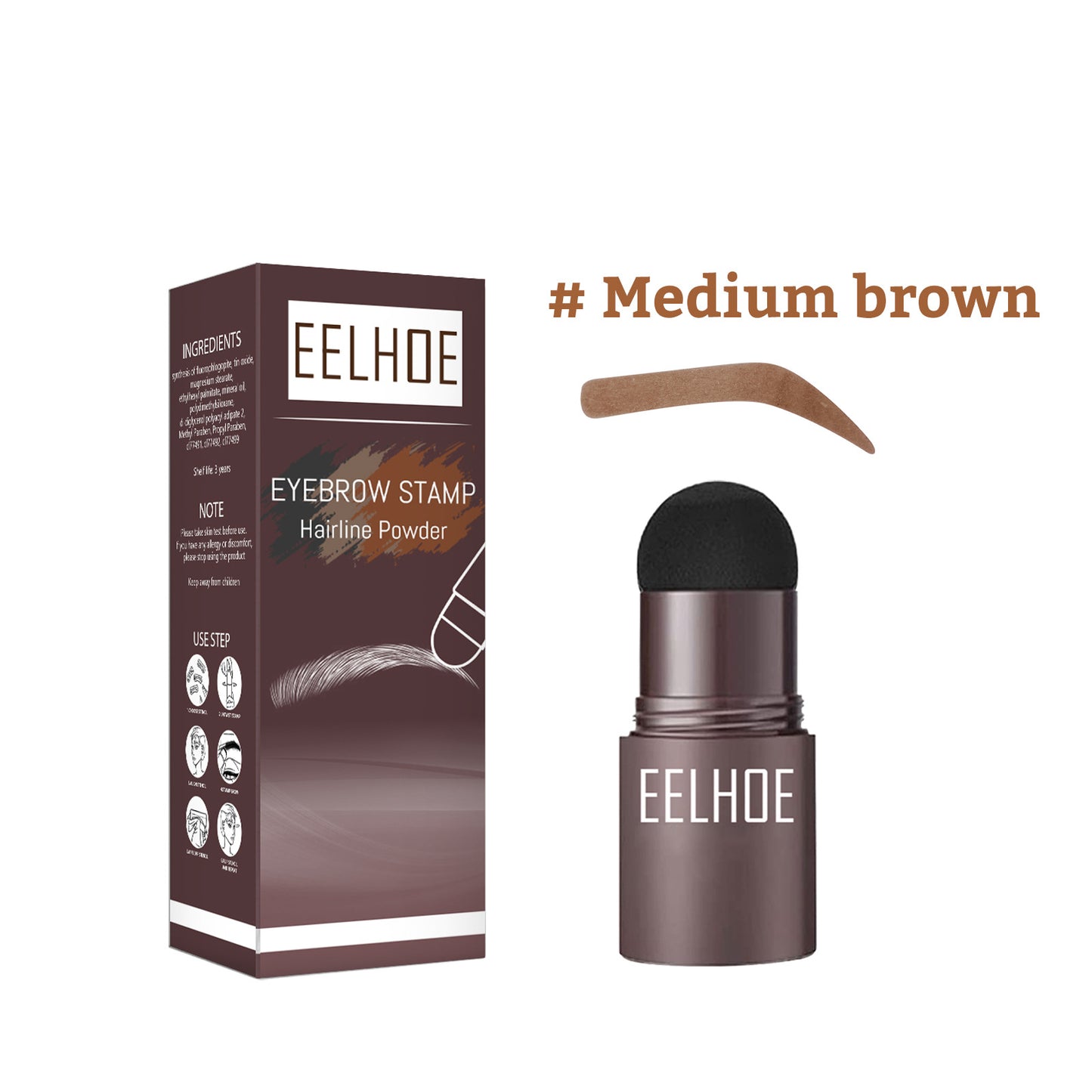 One Step Eyebrow Shaping Kit with Stencils & Brow Gel - Multiple Colors