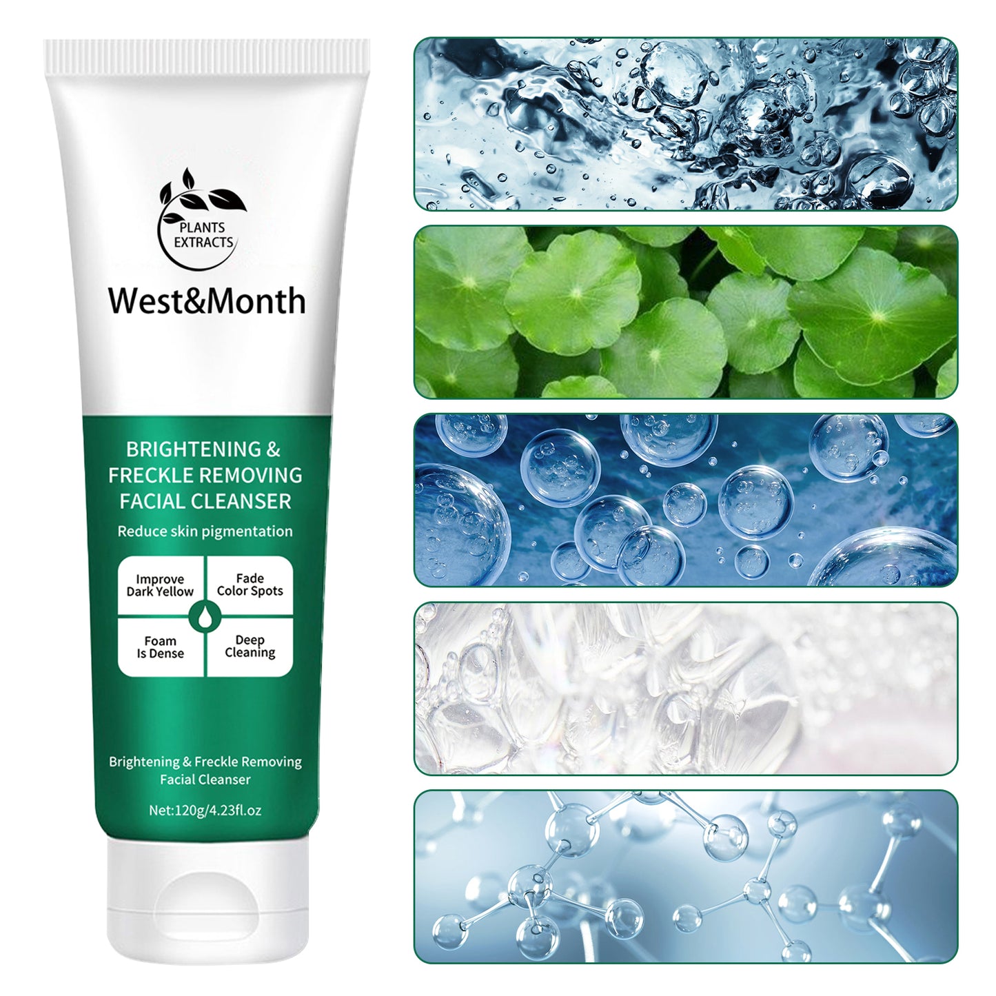 Brightening Facial Cleanser with Niacinamide - Deep Moisturizing Face Wash