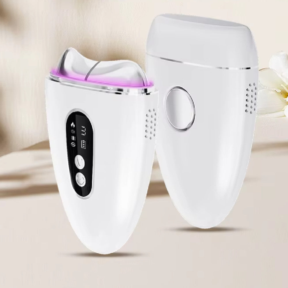 Cold Compress Facial Massager with Display Screen for Home Use - Wrinkle & Skin Rejuvenation