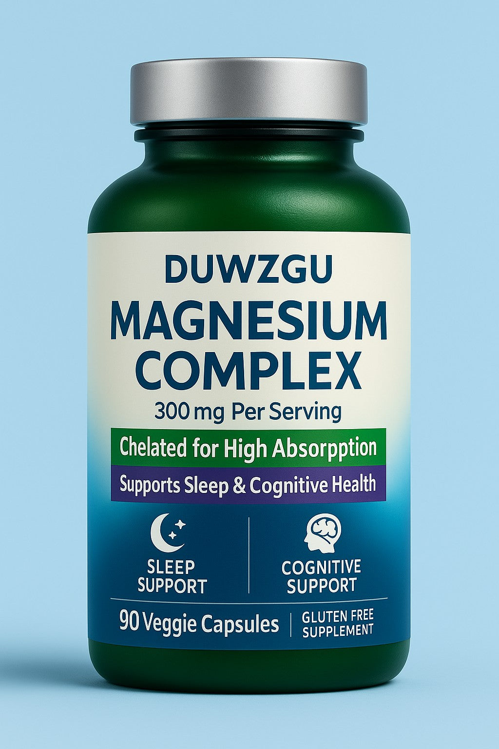 Magnesium Glycinate & Malate with L-Theanine Supplement Capsules
