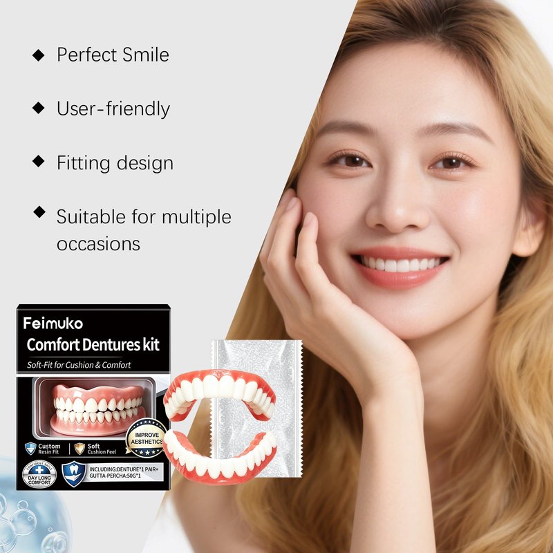 Comfortable Resin Denture Set