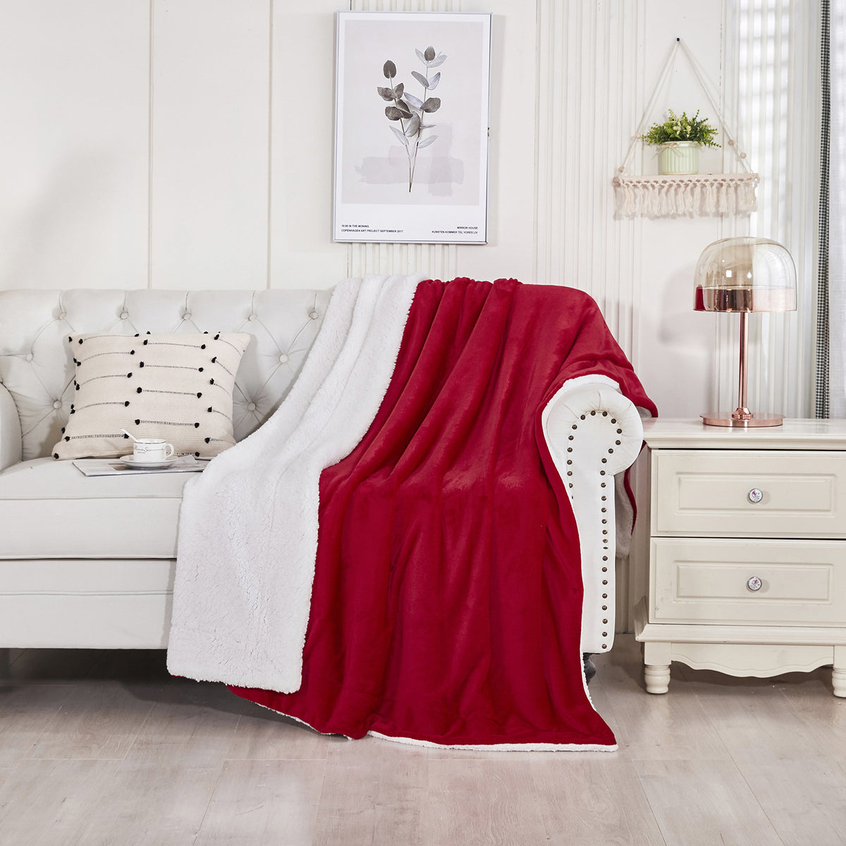 Thickened Warm Flannel Quilt Velvet Blanket for Dorms and Home