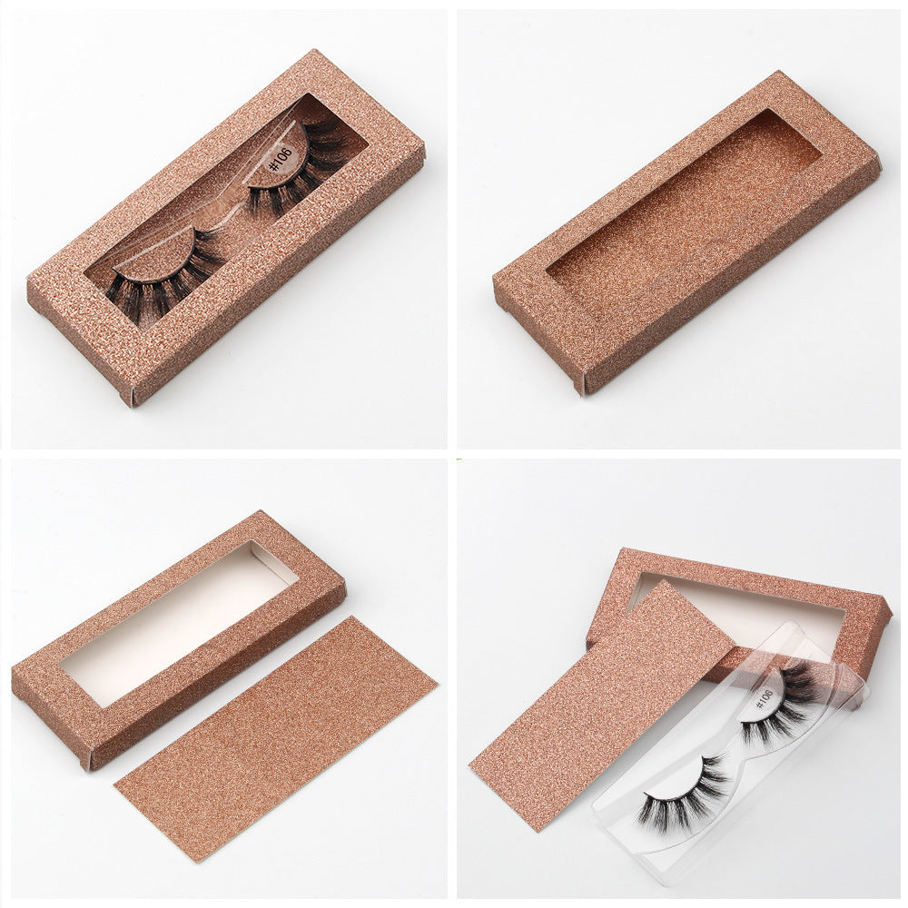 Handmade 3D False Eyelashes - Mink, Thick, Natural Length Options