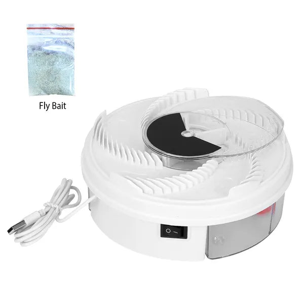 USB Powered Electric Fly Trap - Kids-Friendly & Easy to Clean