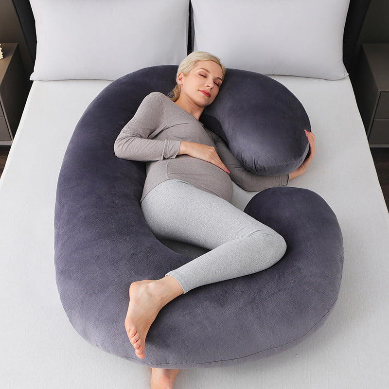 Pregnancy Support Pillow Waist Support Cushion for Side Sleeping - Detachable