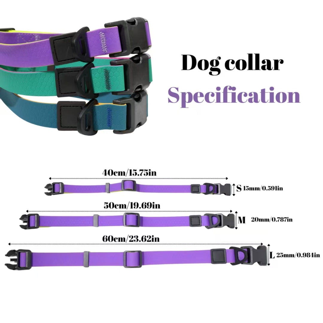 Honeycomb Embossed Dual-Color Pet Leash Set Waterproof & Wear-Resistant