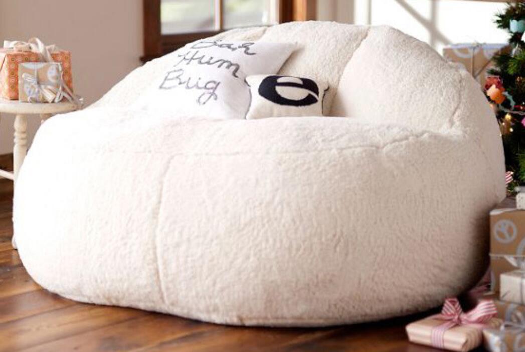 Modern Bay Window Lazy Sofa Cover - Fabric Cushion Slipcover for Home & Garden