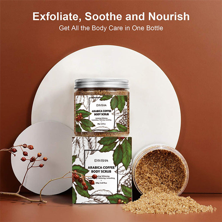 Coffee Scrub Cream Moisturizing Deep Cleansing Exfoliating Body