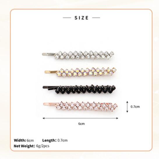 Rhinestone Hairpin Headdress for Women - Elegant Hair Accessory