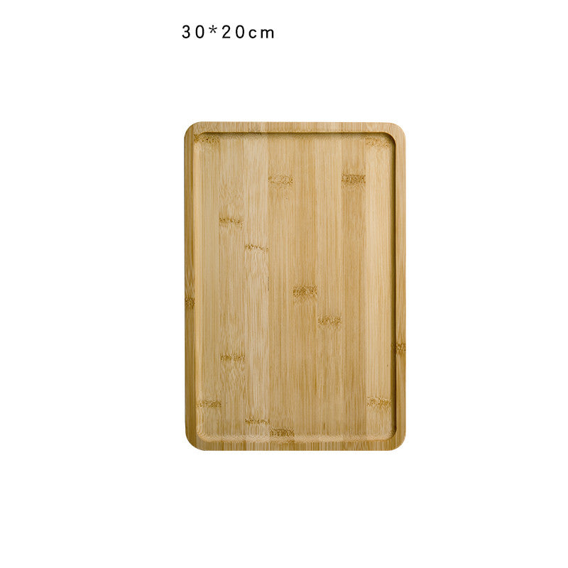 Bamboo & Wooden Tray for Tea, Coffee & Barbecue Serving - Multiple Sizes