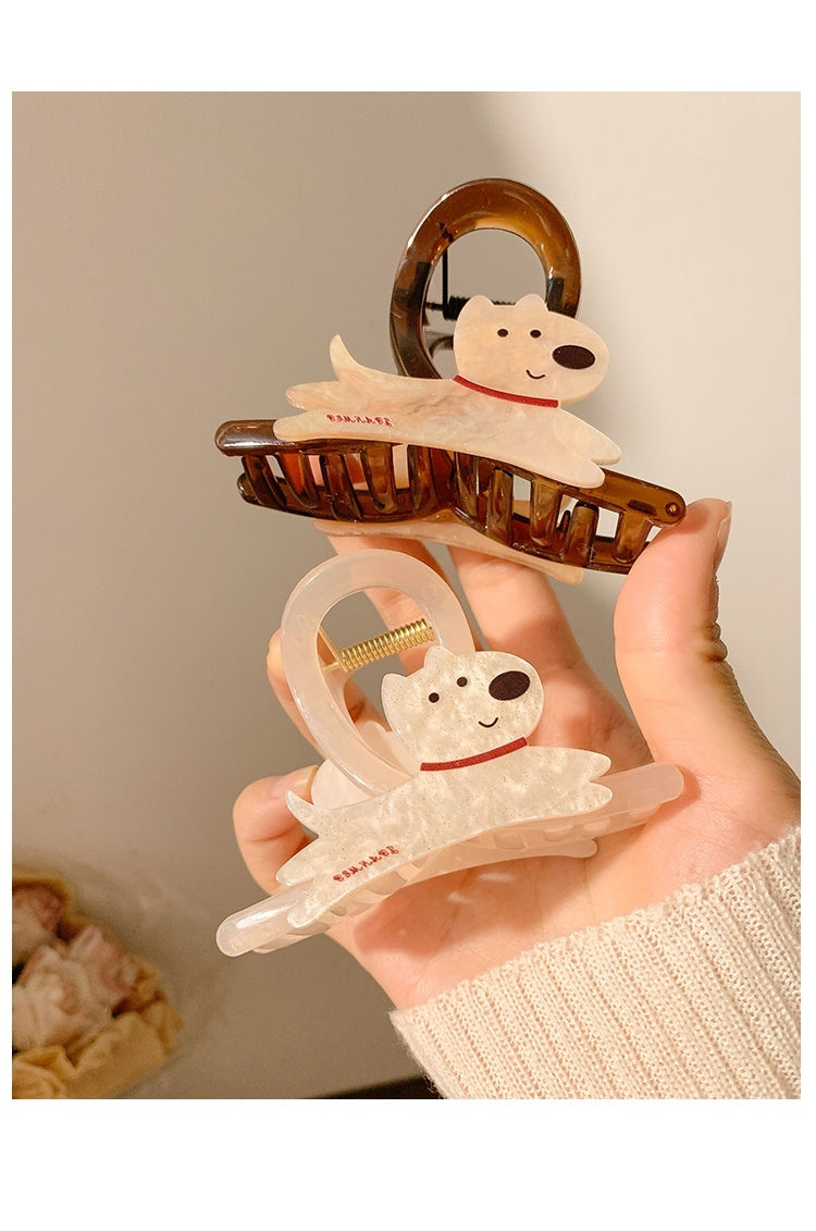 Cute Cartoon Puppy Hair Barrettes