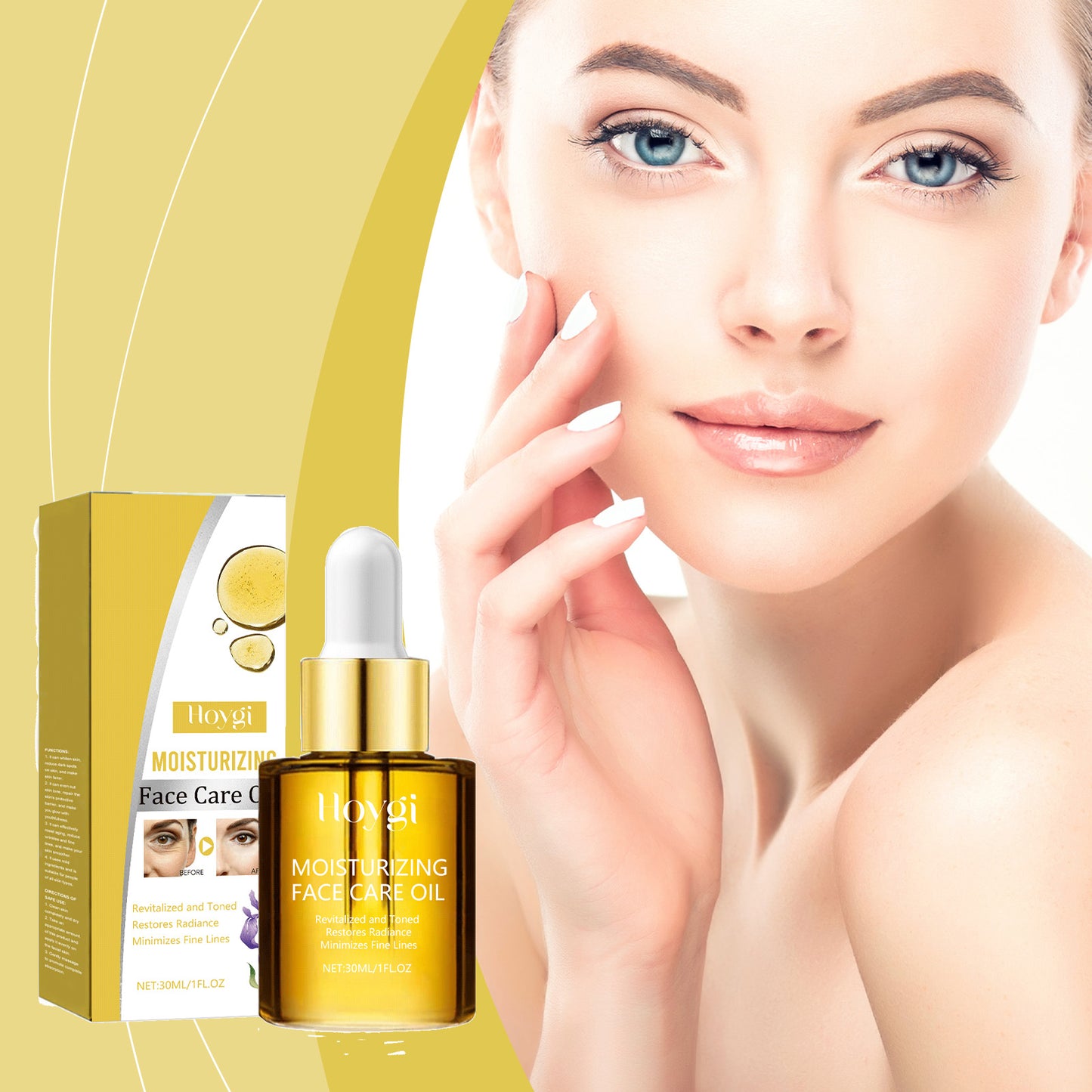 Hyaluronic Acid Facial Essential Oil - Moisturizing & Brightening Essence