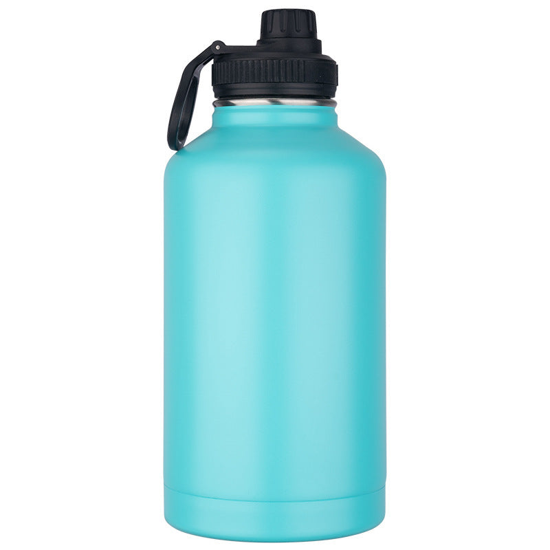 64oz Insulated Stainless Steel Water Bottle with Leak-Proof Cap