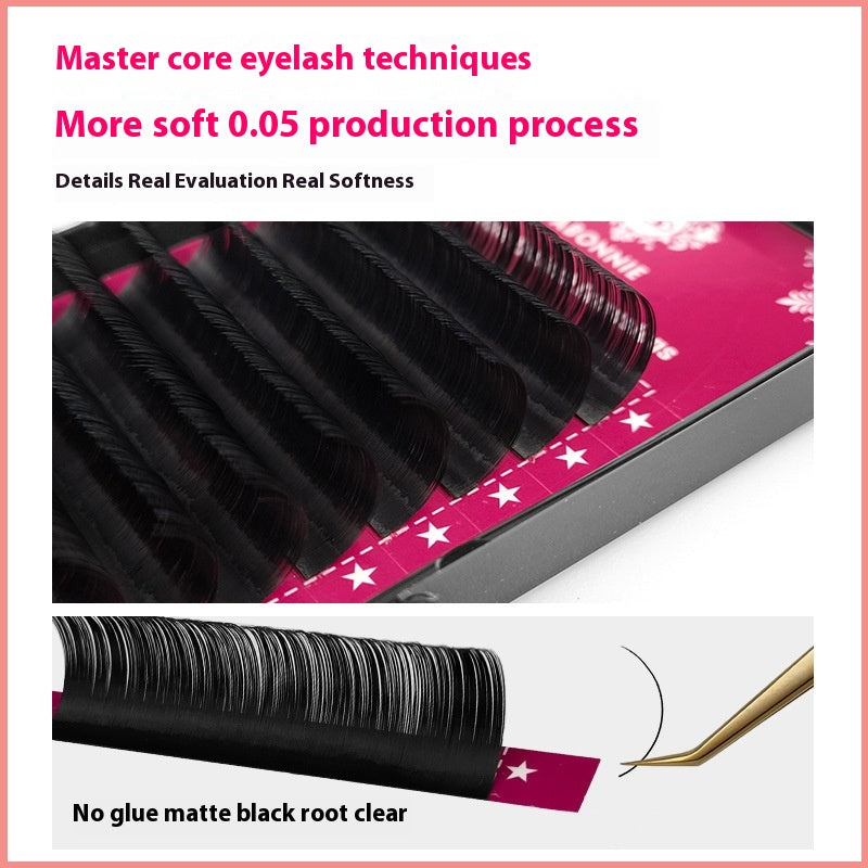 Natural Soft False Eyelashes - Scattered Root Grafting - Multiple Sizes & Styles