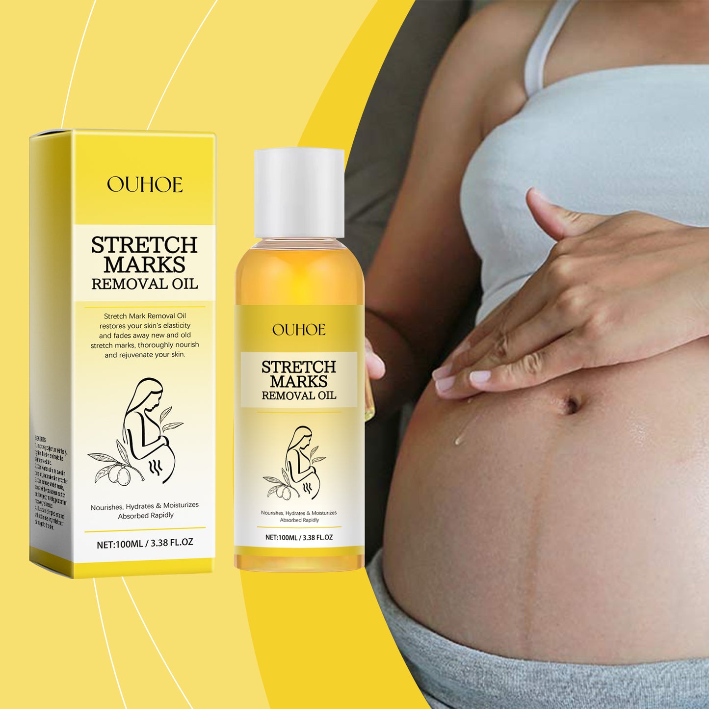 Post-Natal Skin Repair Oil - Moisturizing Body Care Treatment 100ml