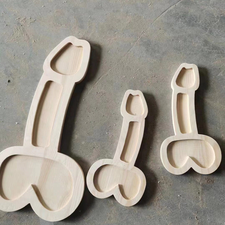Wooden Fruit Plate - Modern Decorative Serving Dish for Kitchen & Garden