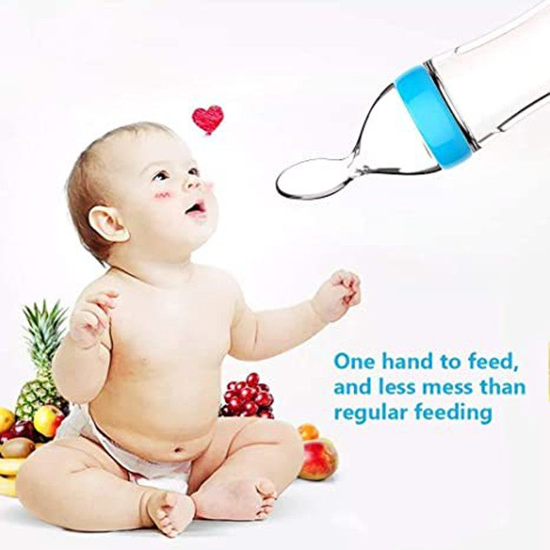 Geometric Confused Bottle Fruit and Vegetable Feeder Nipple Silicone