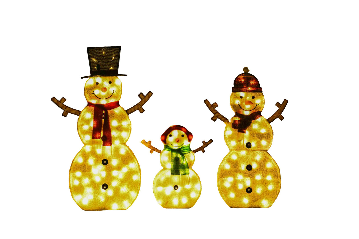 Snowman-Shaped LED Lights for Festive Indoor & Outdoor Decor