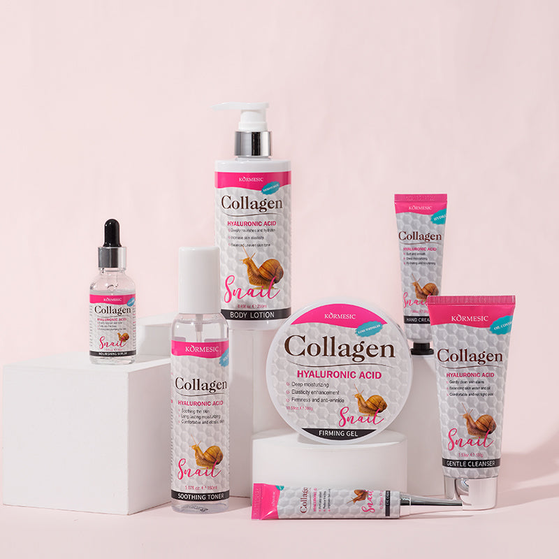 Facial Cleansing Milk with Collagen and Hyaluronic Acid - Gentle Skin Care 100g