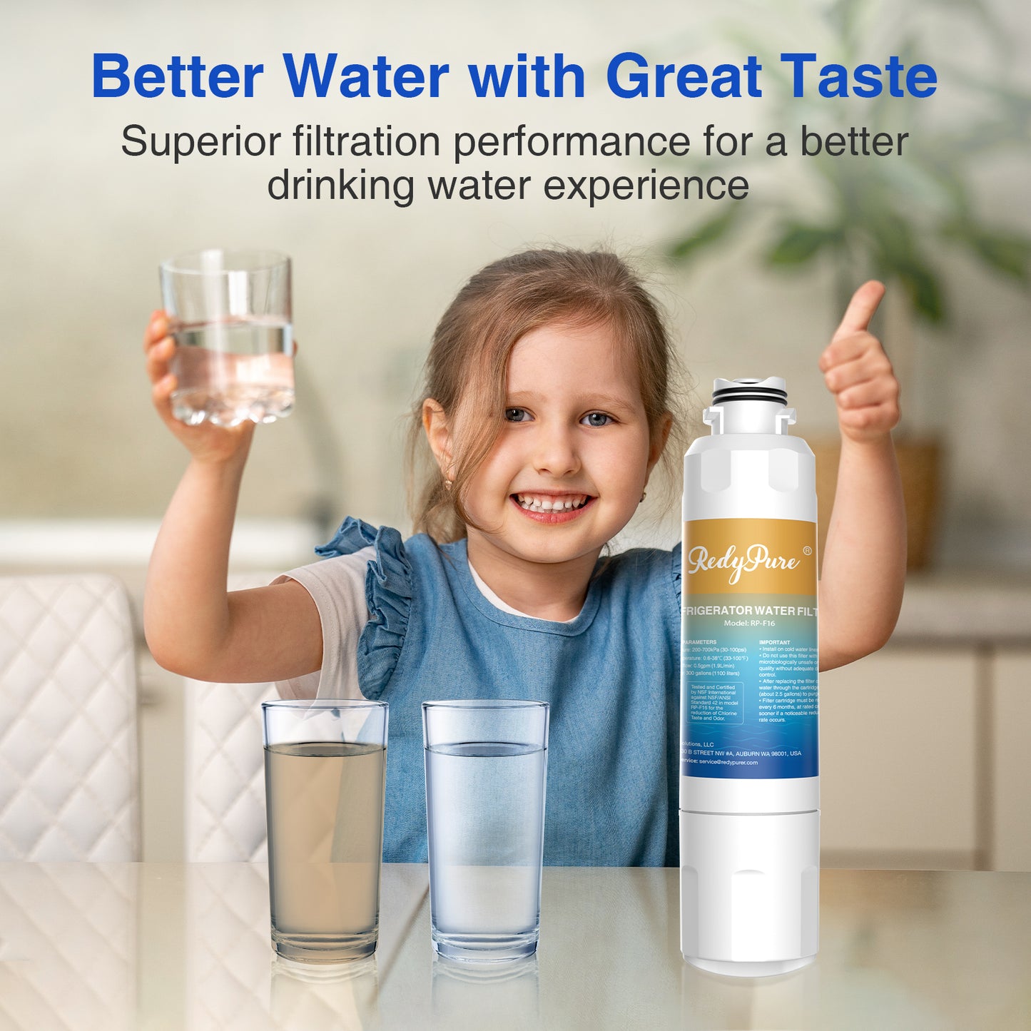 Refrigerator Water Filter Replacement - 6 Pack for Samsung Models