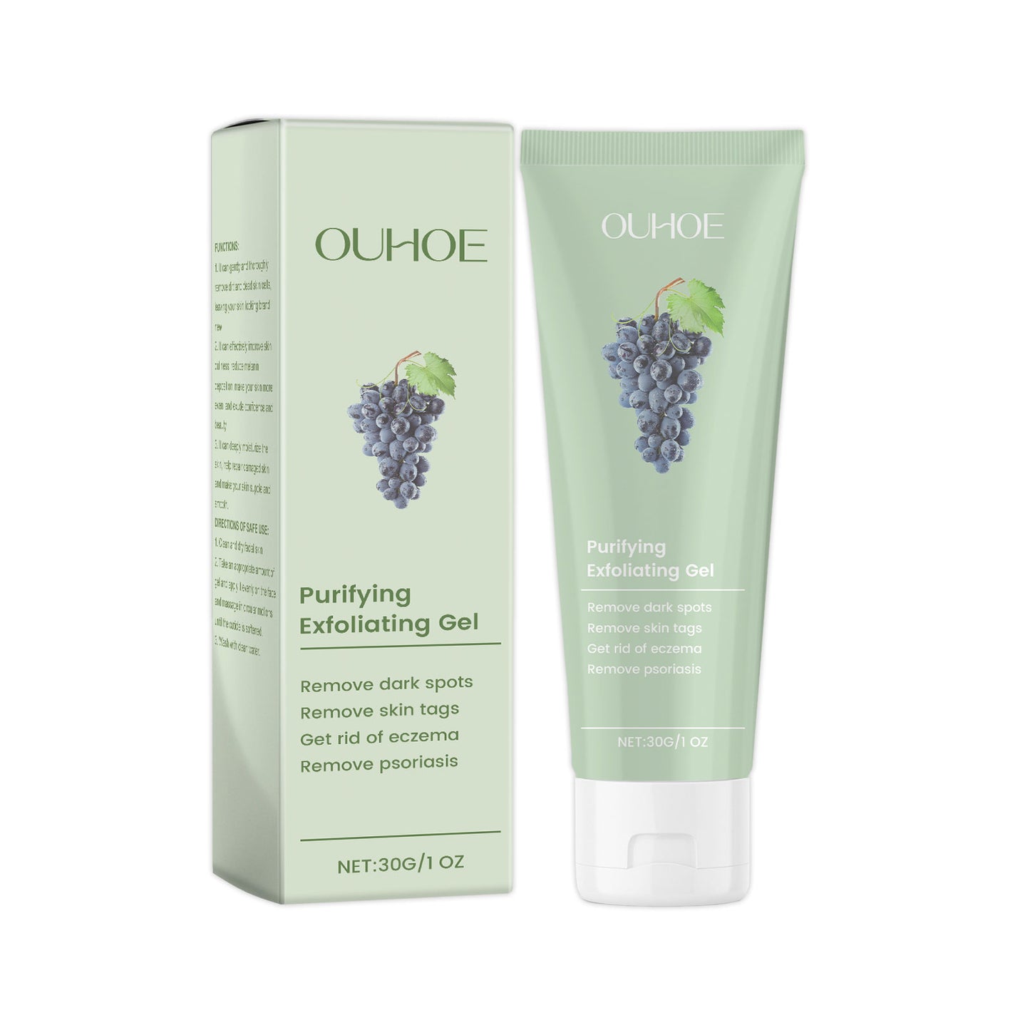 Exfoliating Facial Gel with Malic Acid & Licorice Root - Brightening Skincare