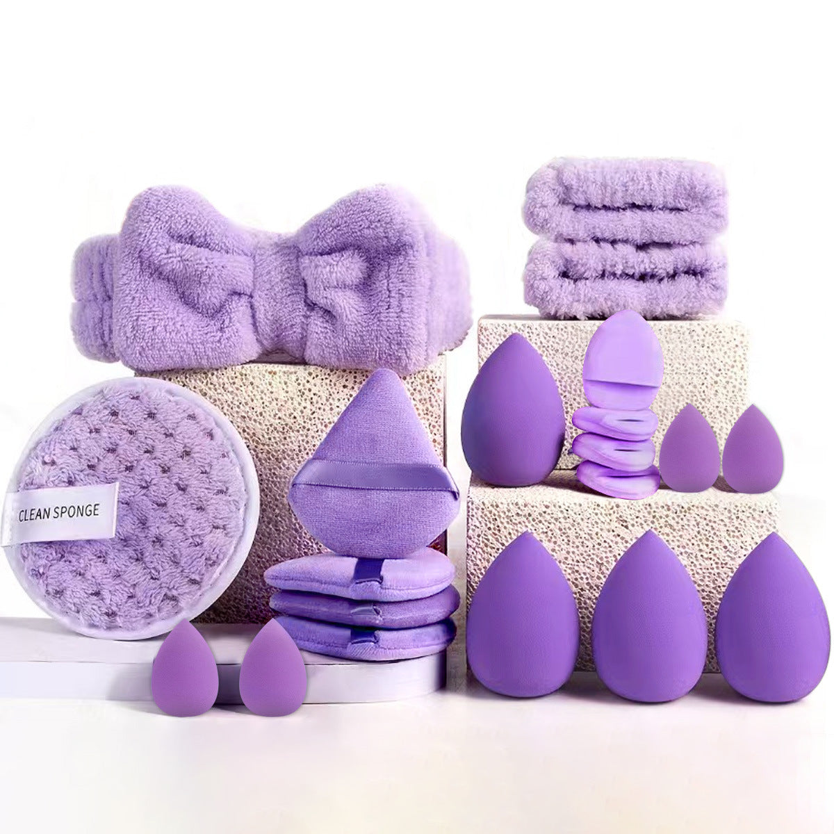 Beauty Tool Set 40 Pieces Makeup & Face Wash Full Collection