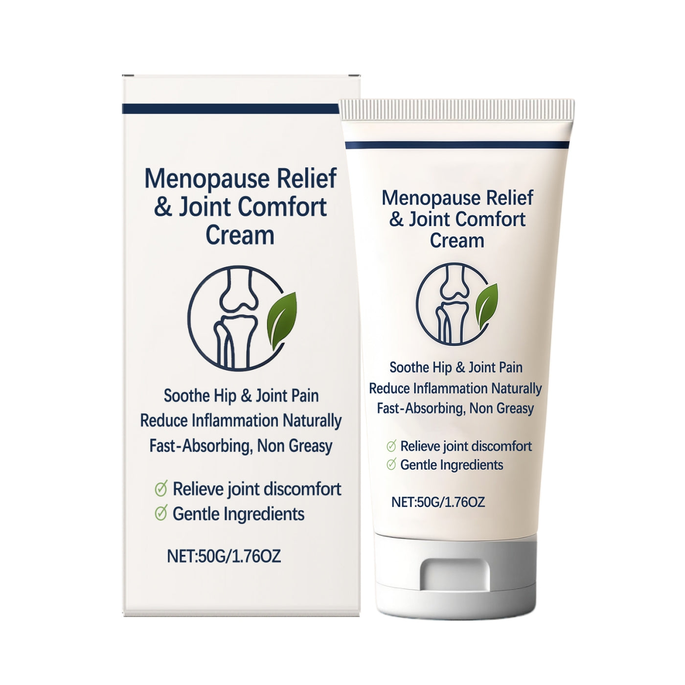 Menopause Relief Joint Comfort Cream - 50g Natural Soothing Skin Care