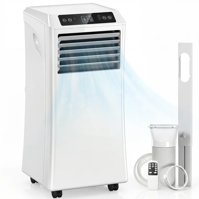 Portable Air Conditioner - 10,000 BTU with Remote Control - White