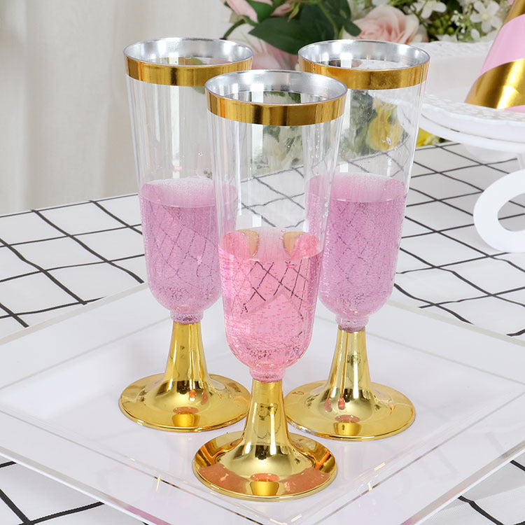 Disposable Plastic Serving Tray for Birthday Party and Picnic, Multiple Styles & Sizes