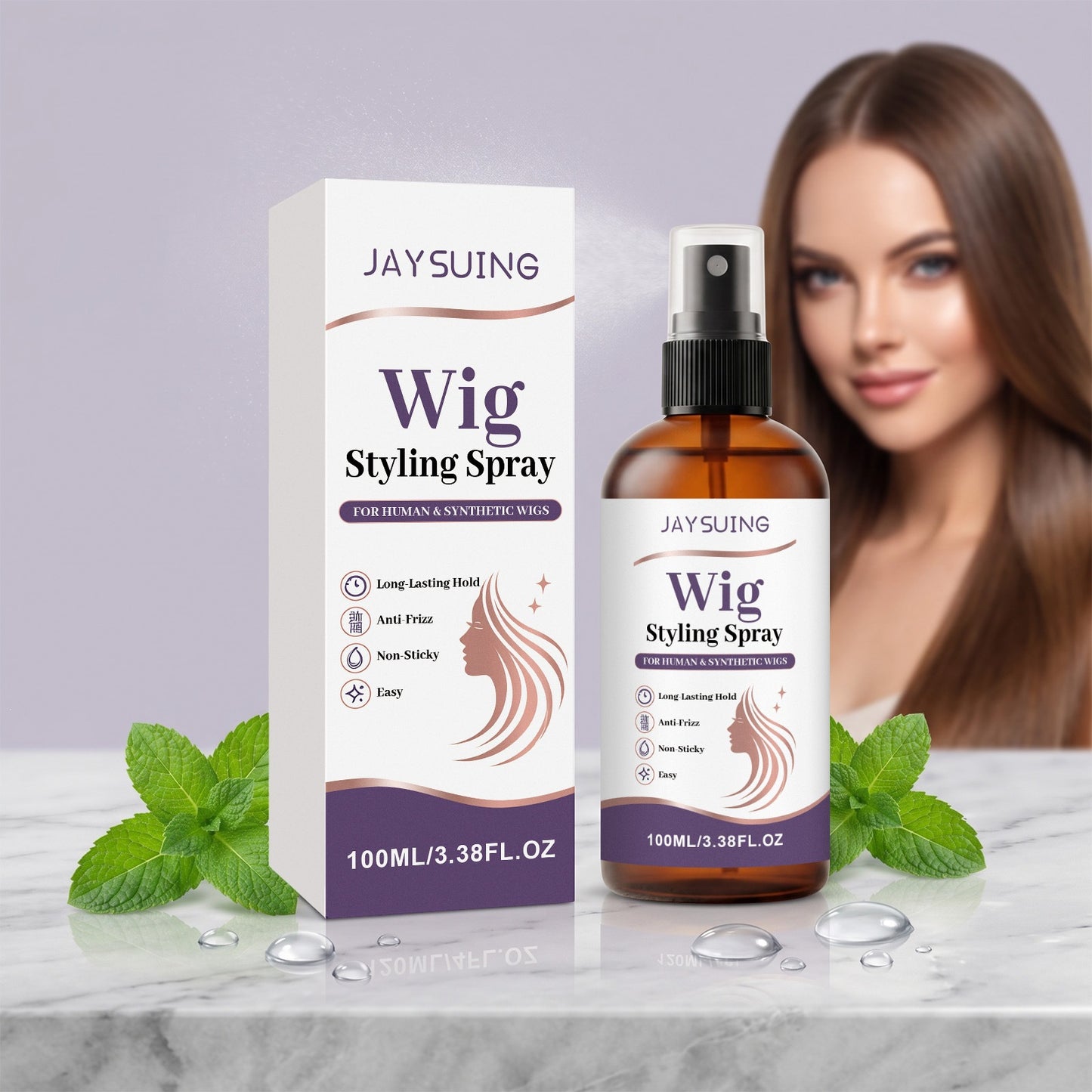 Wig Styling Spray 100ml - Hair Styling Product for Wigs & Hairpieces