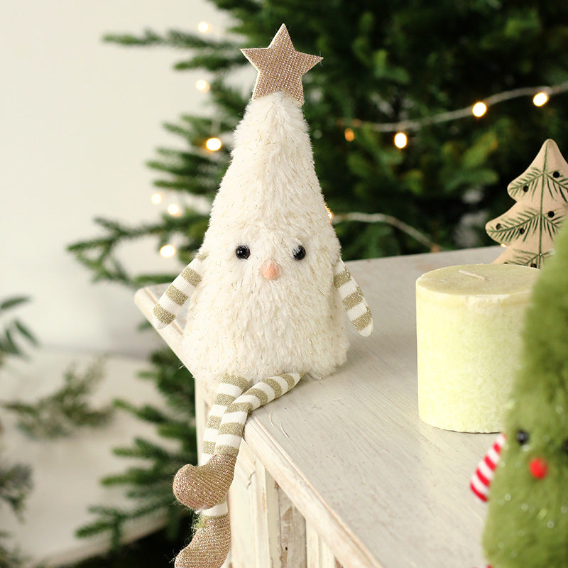 Christmas Plush Doll Ornaments - Festive Holiday Decorations for Home & Garden