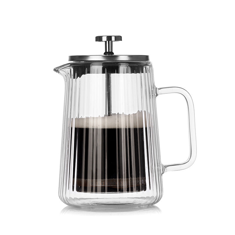 Double-Walled Heat-Resistant Glass French Press - 350ML, 650ML, 1000ML