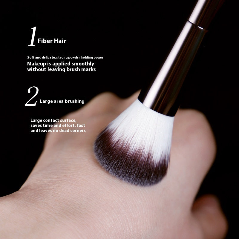 Double-Ended Makeup Brush Powder Brush for Face & Blending