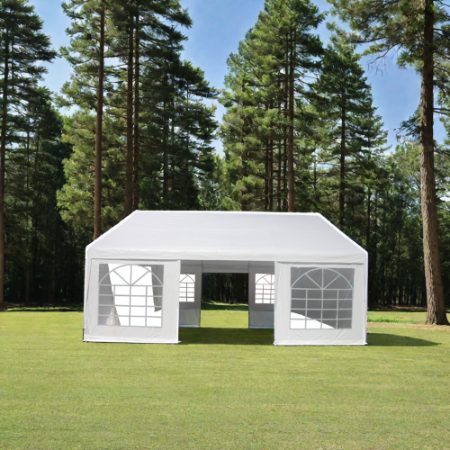 Heavy Duty 20x20 Feet Party Tent with Carry Bags - White