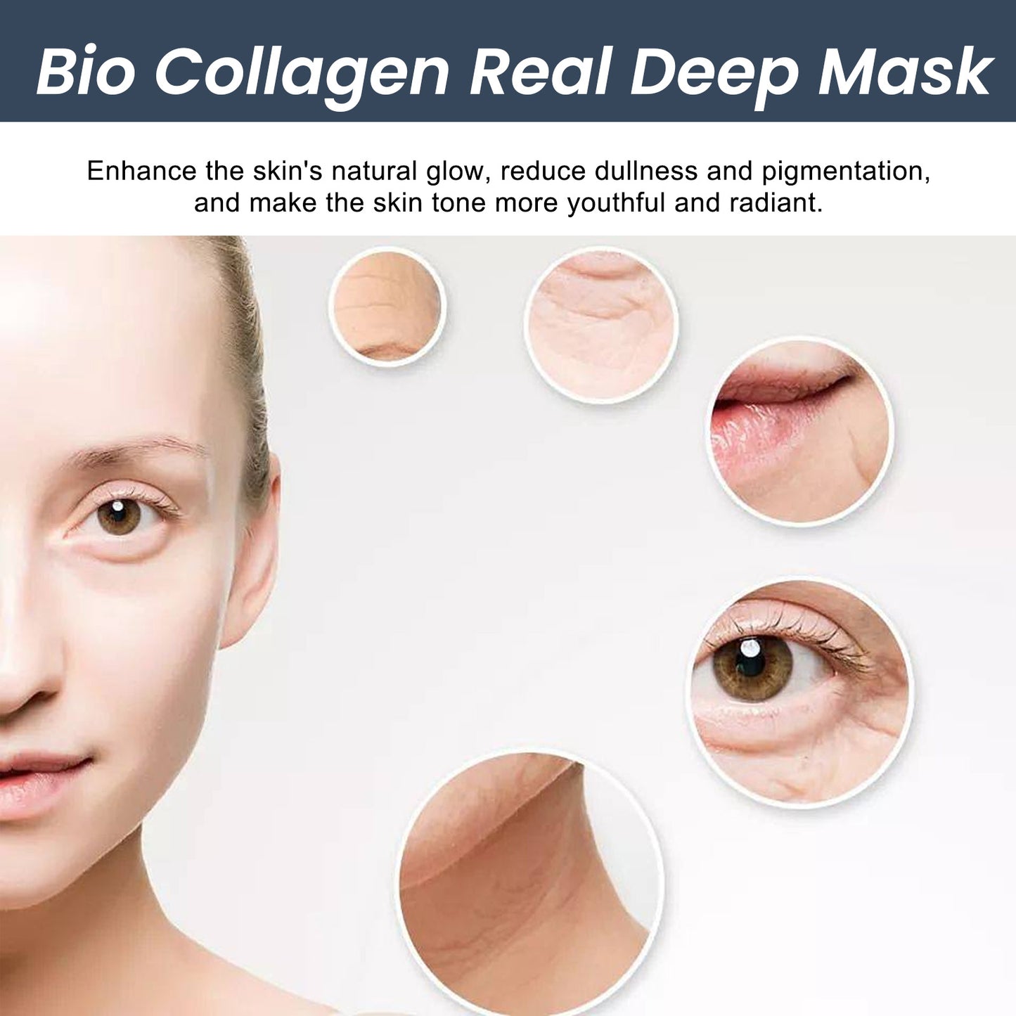 Collagen Facial Mask for Skin Brightening and Hydration