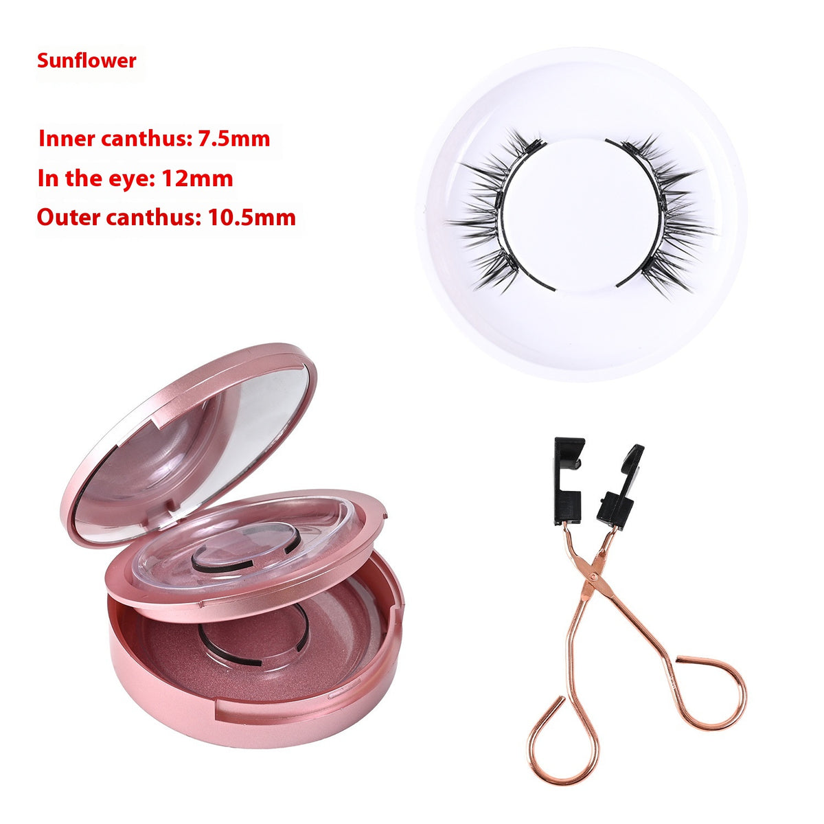 Magnetic Glue-Free False Eyelashes - Natural Look, Long-Lasting, Collection Use