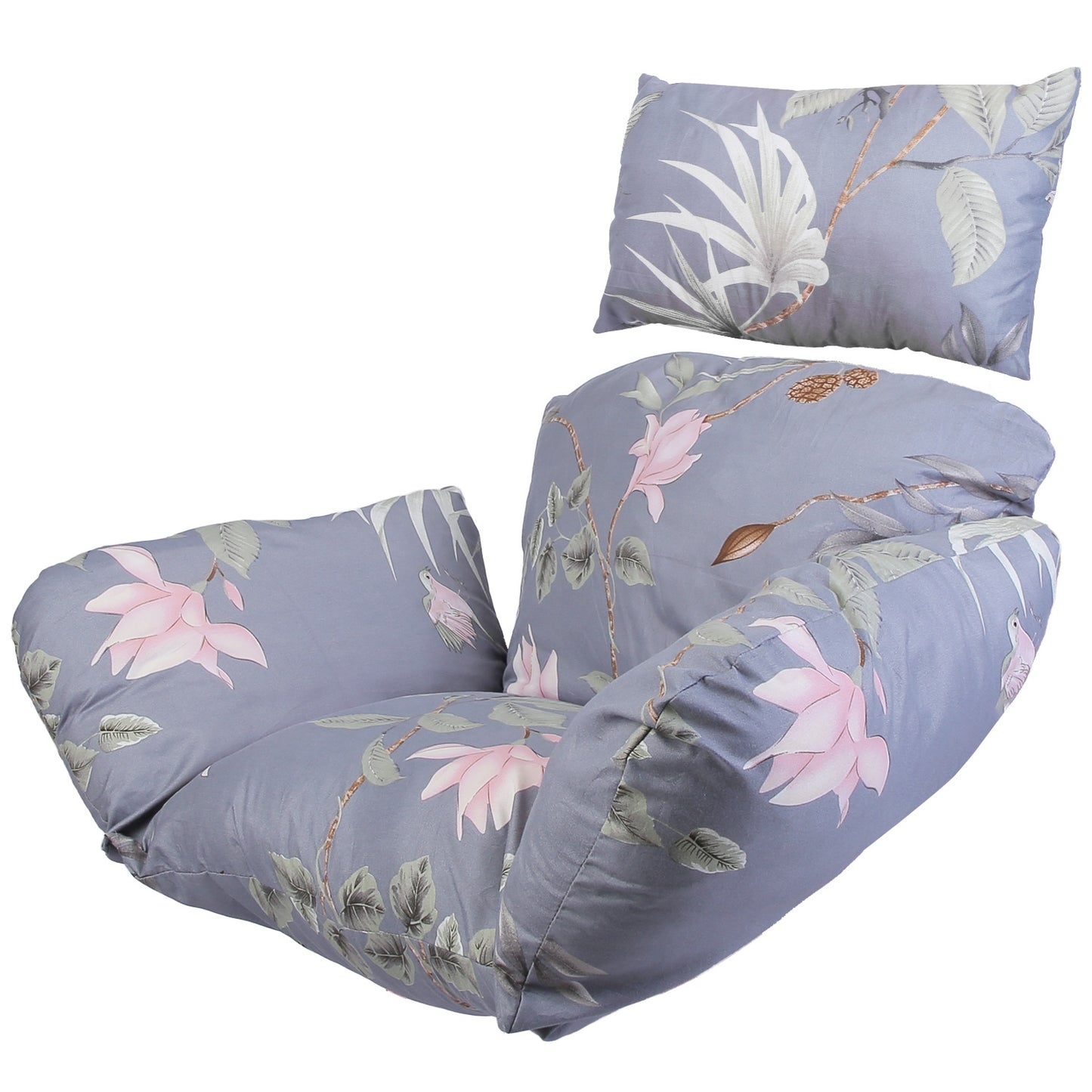 Thick Soft Egg Chair Cushion with Headrest for Hanging Chairs