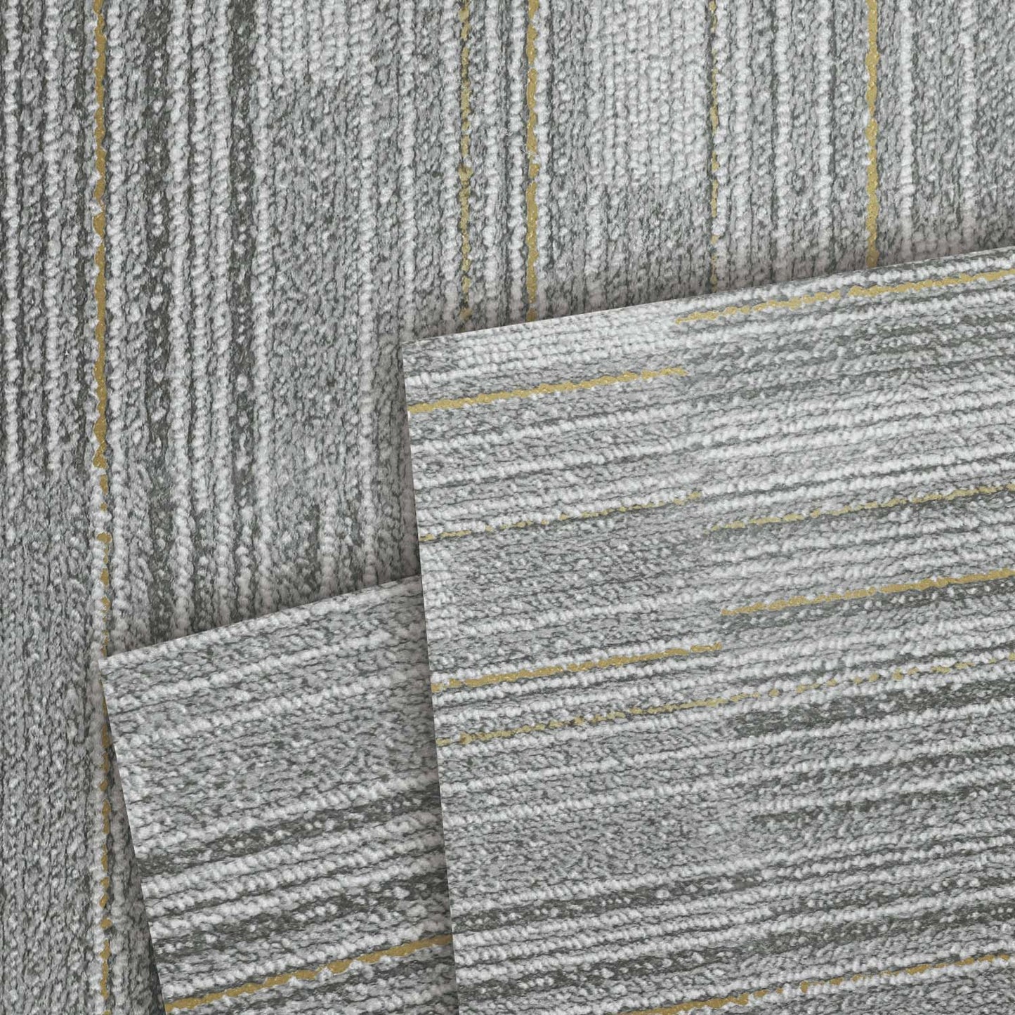 Gray Peel and Stick Vinyl Flooring Tile - 36PCS, Water Resistant