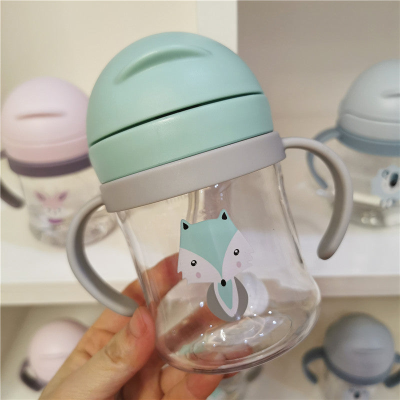 Cartoon Infant Graduated Water Cup - Colorful 300ml Kids Drinking Cup